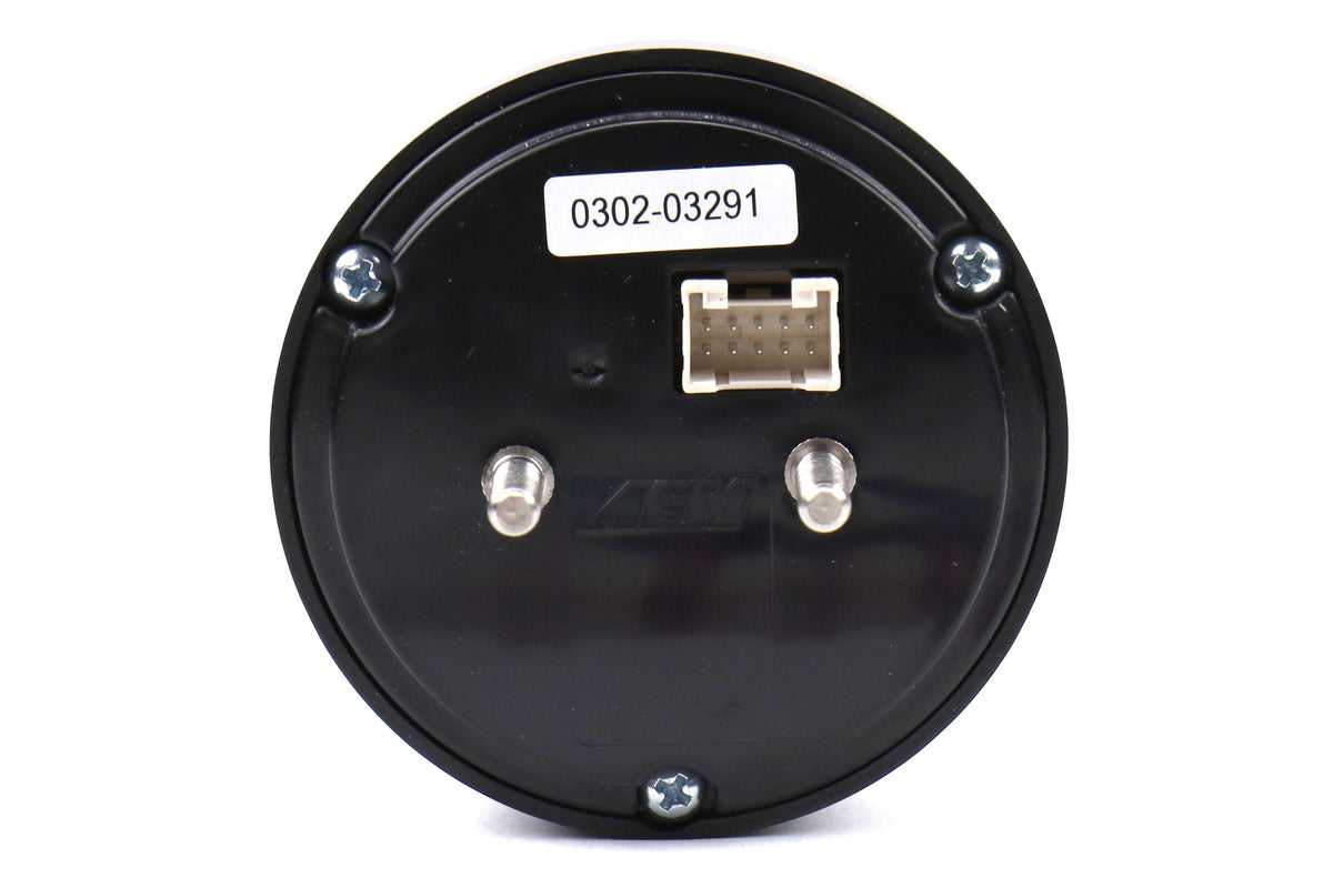 AEM X-Series Temperature Gauge Kit - 100-300F - Black Bezel / Black Face - Universal