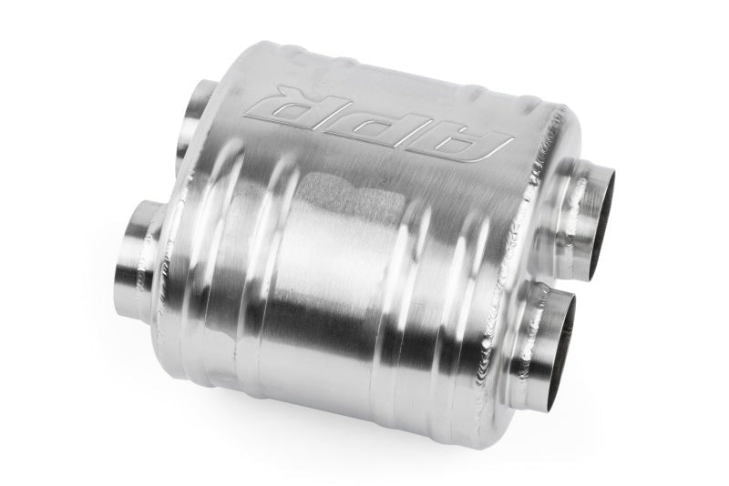 APR Premium Sound Absorption Muffler - Dual 63.5mm (2.5in) - Oval Body 220mm x 169mm x 211mm