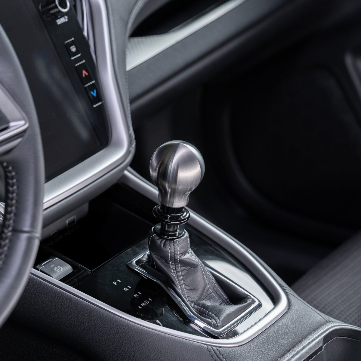 Billetworkz Titanium Brushed Automatic Shifter - Subaru CVT: WRX (2022+), Crosstrek (2024+), Forester (2025+), Impreza (2024+), Legacy/Outback (2015+)