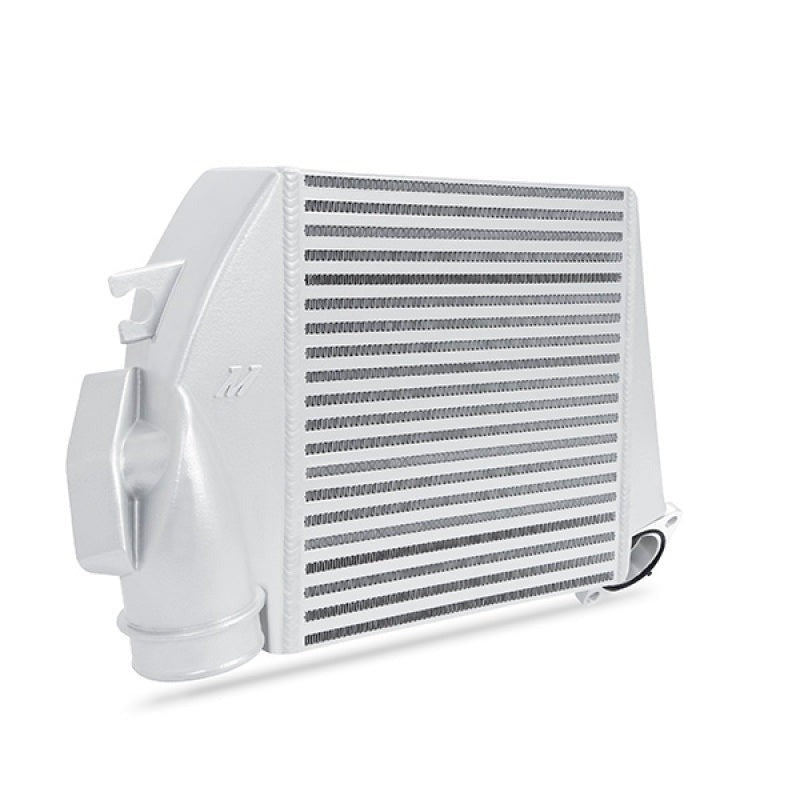 Mishimoto Top-Mount Intercooler Kit - Silver Powder Coat / Blue Hoses - 2008-2014 Subaru WRX