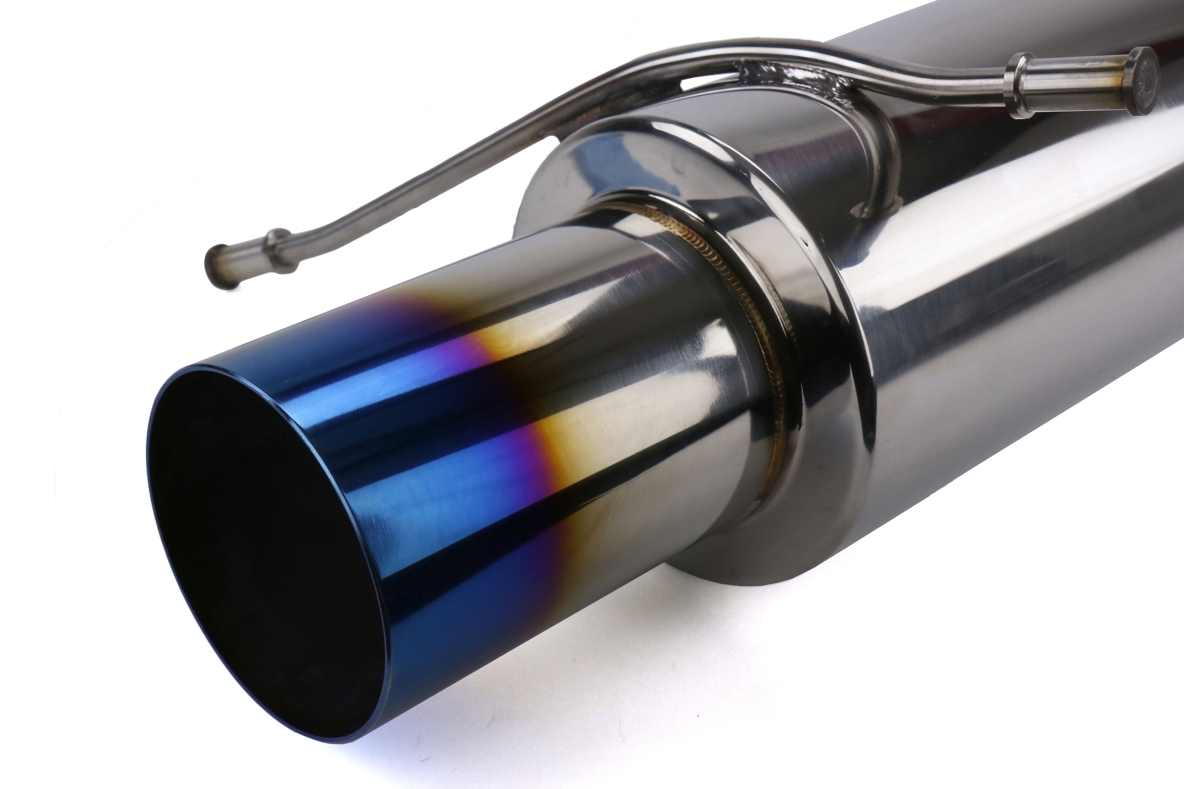 TurboXS Axleback Muffler 4.5in Blued Tip - 2002-2007 Subaru WRX / 2004-2007 STI