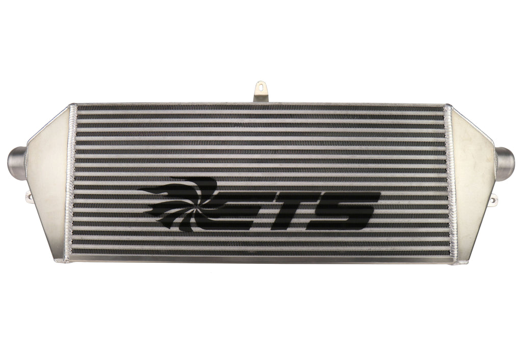 ETS Front Mount Intercooler Silver 3" Core Black Stencil - 2008-2014 Subaru WRX / STI