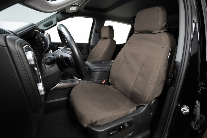 Covercraft 19-26 Mercedes-Benz Sprinter Enduro Waterproof Custom Front Row Seat Covers-Taupe