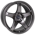 Enkei PF05 18x9 45mm Offset 5x114.3 75mm Bore Dark Silver (Single Wheel)
