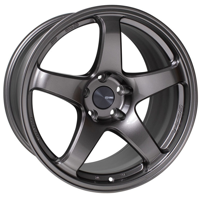 Enkei PF05 18x9 45mm Offset 5x114.3 75mm Bore Dark Silver (Single Wheel)
