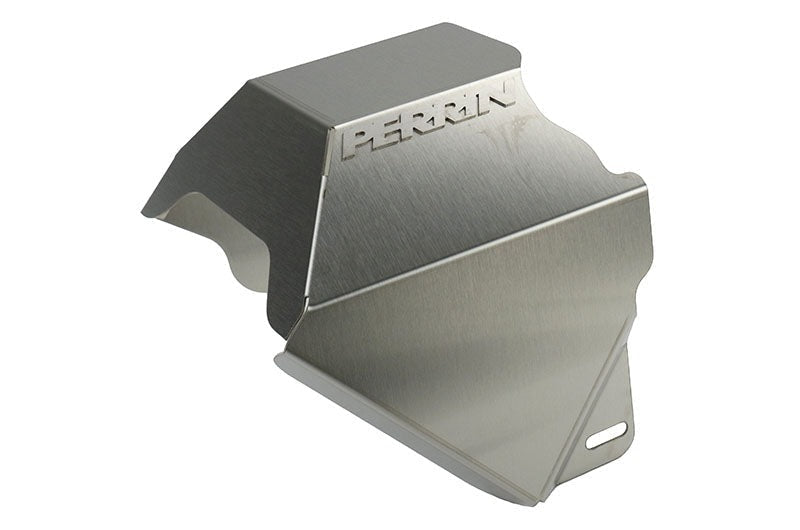PERRIN Turbo Heat Shield Brushed - Subaru Turbo Models (inc. 2004-2012 Forester / 2002-2014 Impreza / 2005-2009 Legacy / Outback)