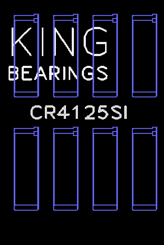 King Engine Bearings (Size 0.75mm) Silicone Bi-Metal Alum Rod Bearing Set - Subaru EJ Models (inc. 2002-2014 WRX / 2004-2021 STI)