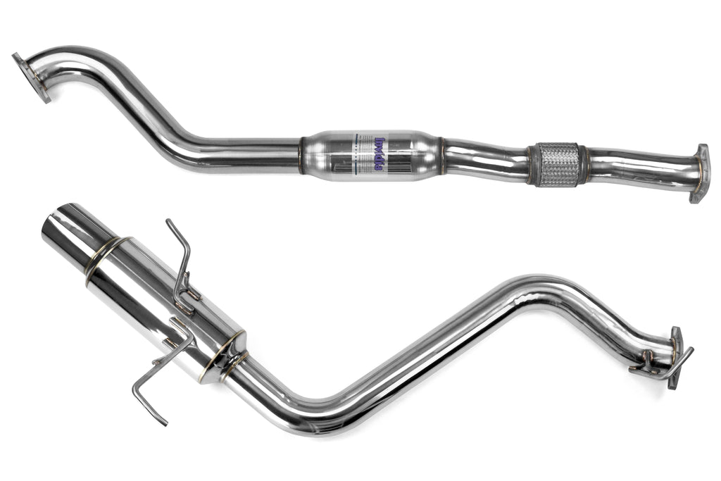 Invidia N1 Single Exit Cat Back Exhaust - Stainless Steel Tips - 2015-2021 Subaru WRX / STI