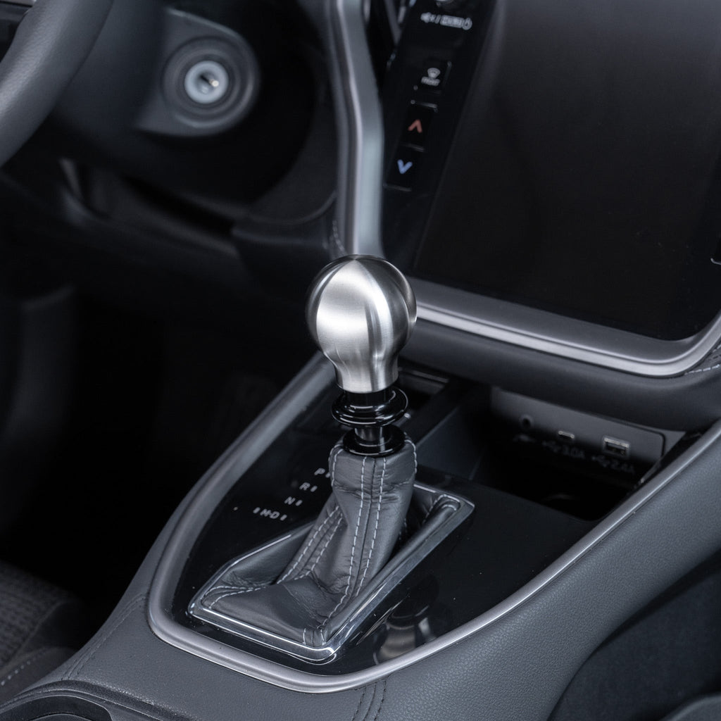Billetworkz Titanium Brushed Automatic Shifter - Subaru CVT: WRX (2022+), Crosstrek (2024+), Forester (2025+), Impreza (2024+), Legacy/Outback (2015+)