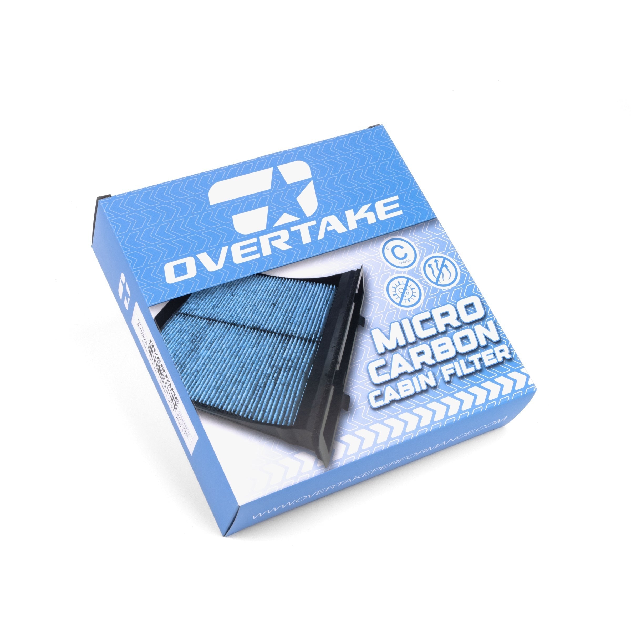 OVERTAKE Micro Carbon Cabin Air Filter - Subaru 2008-2021 WRX, 2008-2021 STI