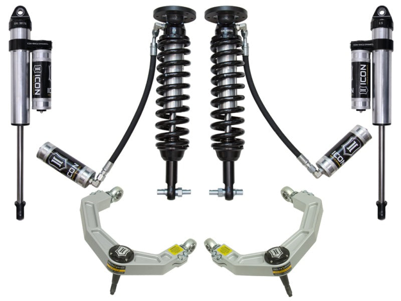 ICON 2-2.63in Stage 4 Billet UCA Suspension System for 2015-2020 Ford F-150 4WD - K93084