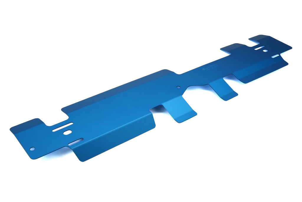 Cusco Radiator Cooling Plate - Blue - 2002–2005 Subaru WRX / 2004–2007 Subaru WRX STI