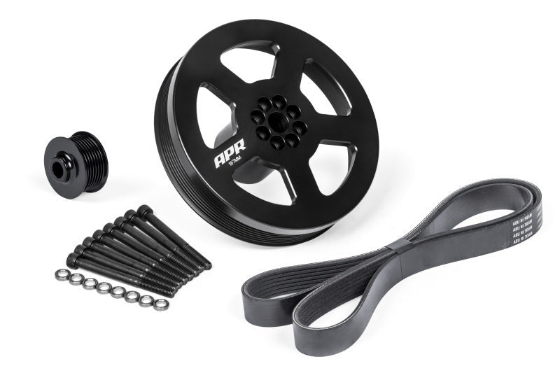 APR 09-18 Audi A6/A7/A8 Quattro (3.0 TFSI) Supercharger Drive & Crank Pulley w/Belt (Press On)