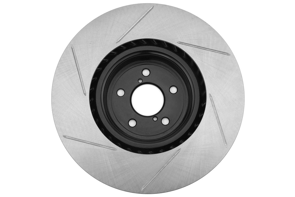 Stoptech Slotted Front Left Rotor Single - 2004 Subaru STI