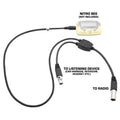 Rugged Radios Adapter for Scanner to 5-pin Car Harness Headset or Intercom