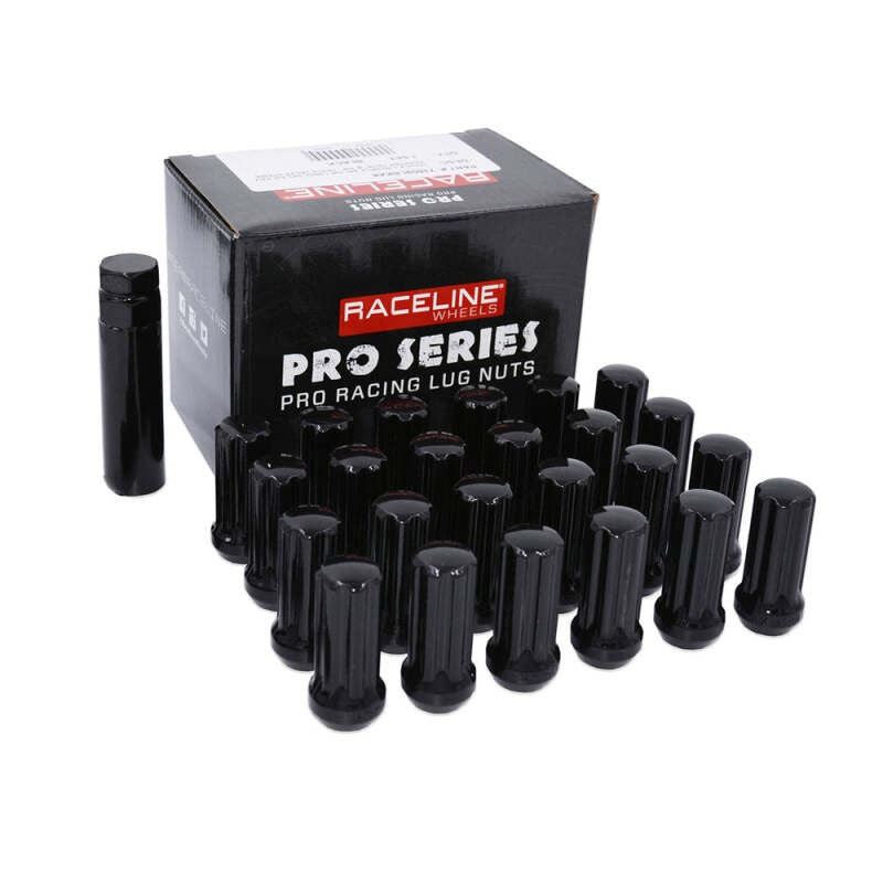 Raceline 14x1.50mm XL Duplex Black Lug Nuts (32 Pack)
