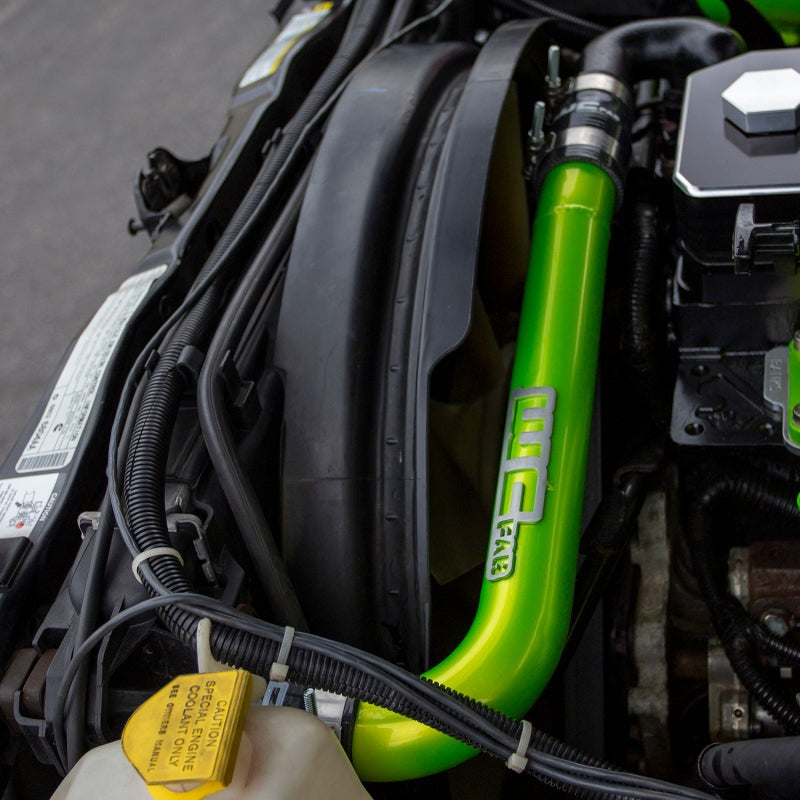 Wehrli 03-09 Cummins 5.9L/6.7L Upper Coolant Pipe - Cat Yellow