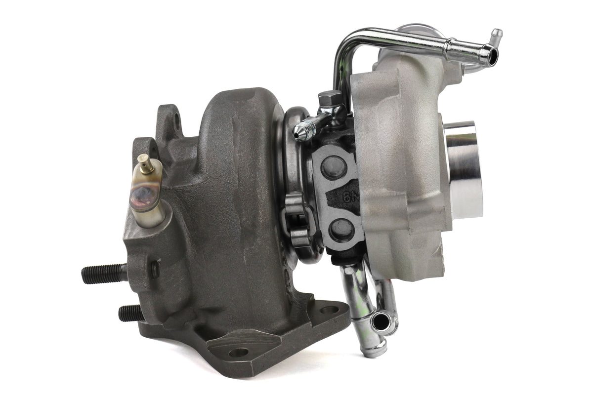 Forced Performance FP BLUE Turbocharger Subaru STI 58mm 8cm EWG w/ Oil Feed Line - 2002-2007 Subaru WRX / 2004-2021 Subaru STI