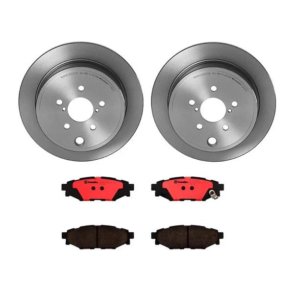 Brembo OE Rear Brake Kit with Ceramic Pads (286mm) - 2013-2016 Subaru BRZ / 2015 WRX / 2005-2014 Outback