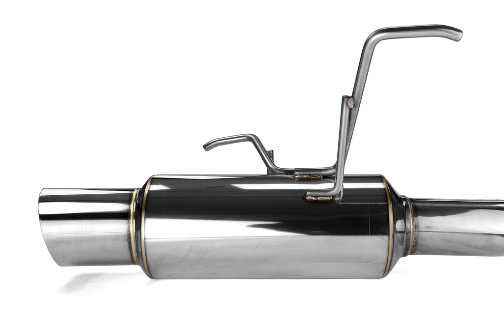 Invidia N1 Single Exit Cat Back Exhaust - Stainless Steel Tips - 2015-2021 Subaru WRX / STI