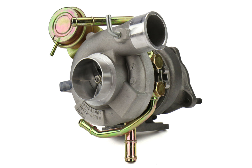 Forced Performance FP BLUE Turbocharger 58mm 8cm IWG w/ Oil Feed Line - 2002-2007 Subaru WRX / 2004-2021 Subaru STI