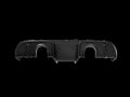 Akrapovic Rear Carbon Fiber Diffuser Matte for 2020+ Porsche Cayman GT4 (718) - DI-PO/CA/8/M
