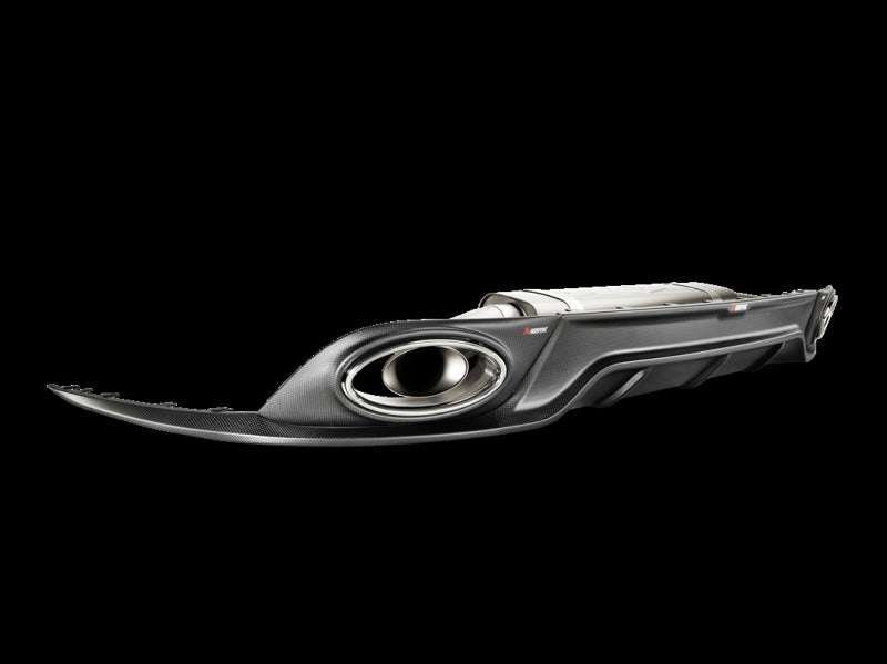 Akrapovic Slip-On Line Titanium with Carbon Titanium Tips for 2014-2015 Porsche 911 Turbo/Turbo S (991) - S-PO991TSO-HT