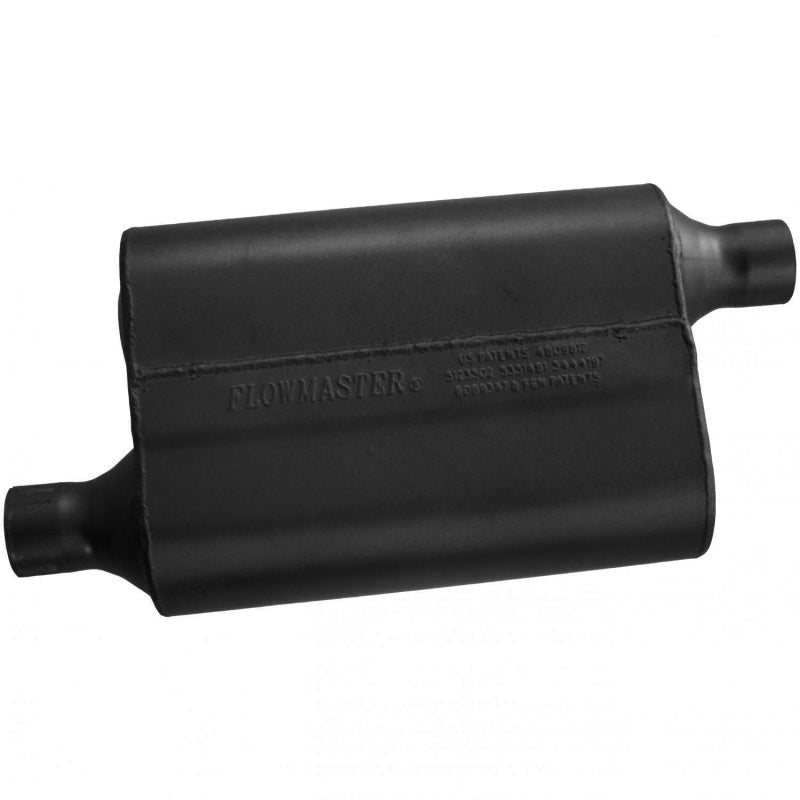 Flowmaster 40 Series Delta Flow 2-Inch Offset Inlet/Outlet Muffler - 942043