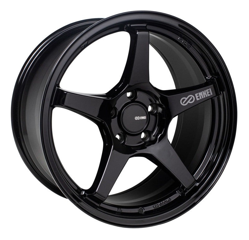 Enkei TS-5 17x9 5x114.3 40mm Offset 72.6mm Bore Gloss Black - 2005-2007 Subaru STI