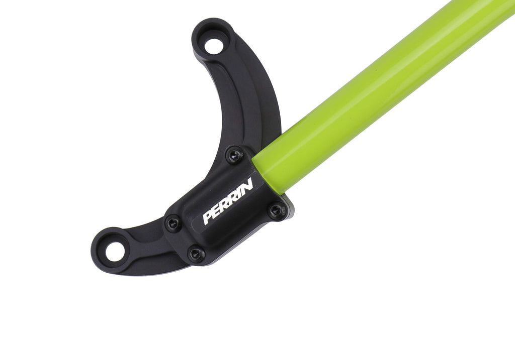 PERRIN Front Strut Tower Brace Neon Yellow - Subaru Models (inc. 2008-2021 WRX / STI)