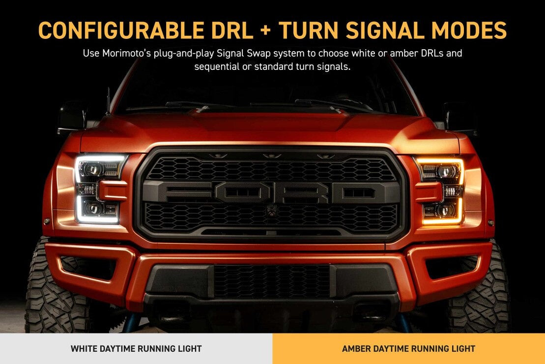 Morimoto XB Evo LED Headlights for 2015-17 F-150, 2017-20 Raptor - LF2-502