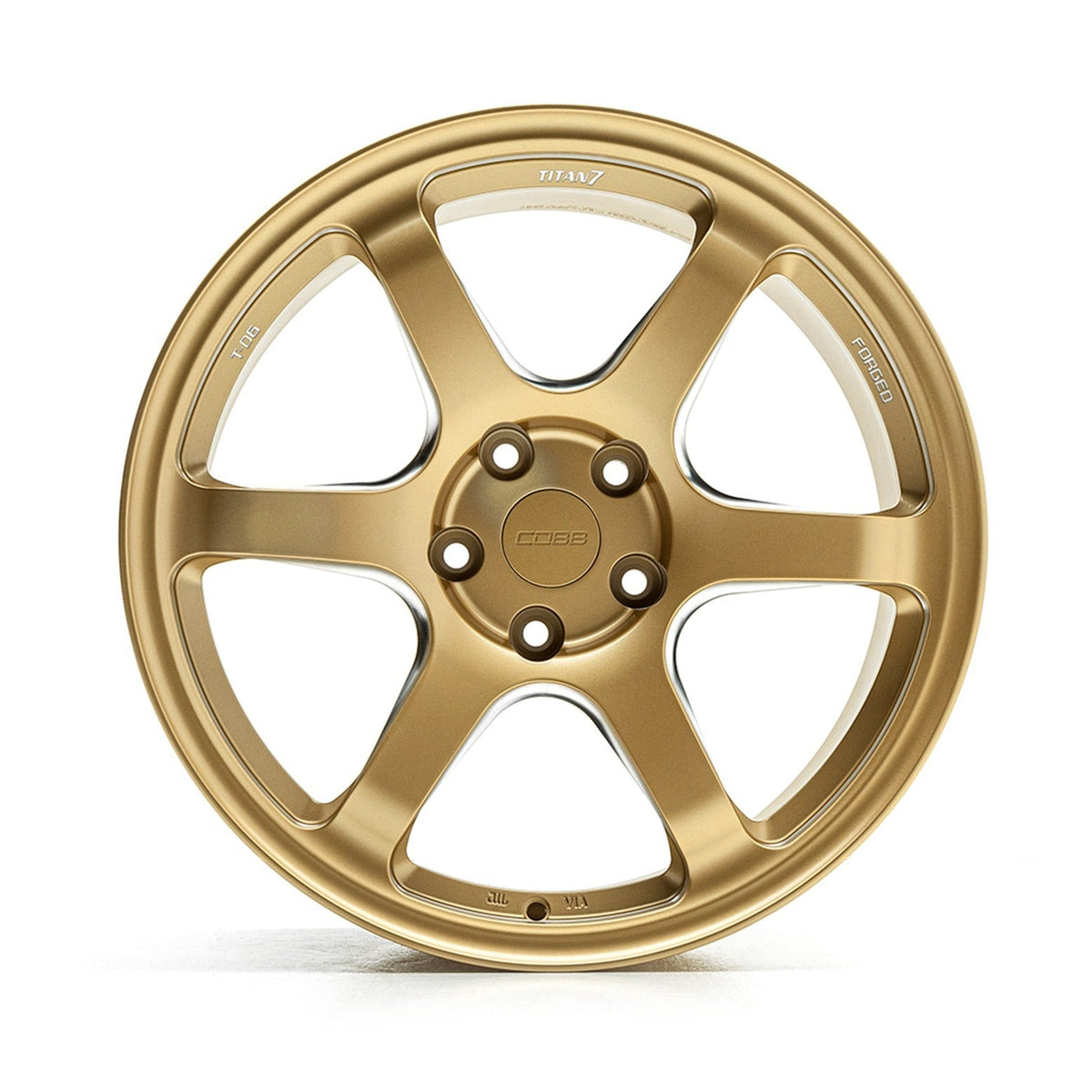 COBB Tuning Titan7 T-D6 COBB Edition Cyber Gold 18x9.5 +40 5x114.3 (Single Wheel) - 2015-2023 Subaru WRX / 2015-2021 STI / 2019-2023 Forester