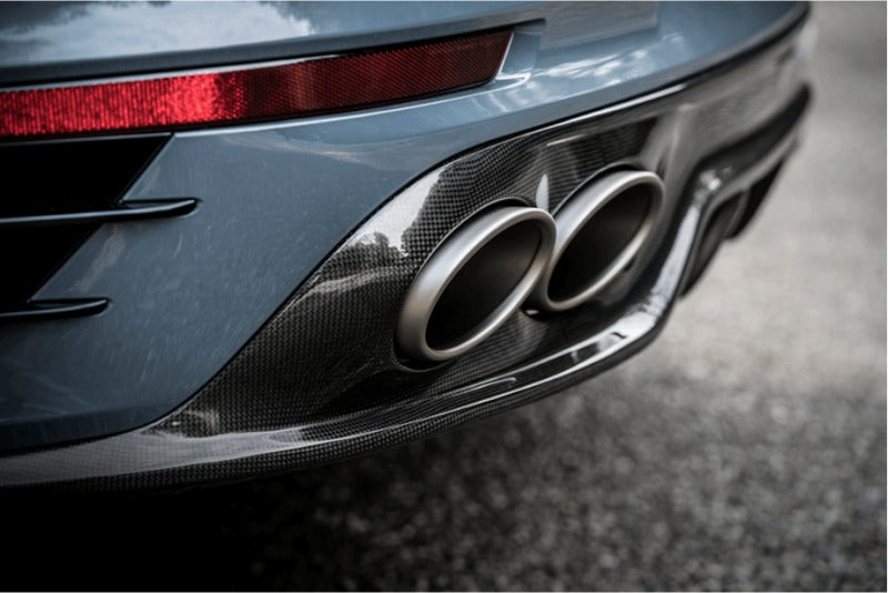 Akrapovic Rear Carbon Fiber Diffuser Matte for 2016-2017 Porsche 911 Turbo/Turbo S (991.2) - DI-PO/CA/4/M
