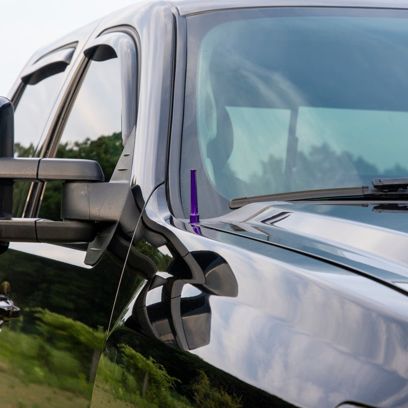 Wehrli 07.5-19 GM HD/14-23 GM 1500 Truck Billet TIG Torch Stubby Antenna - Illusion Blueberry