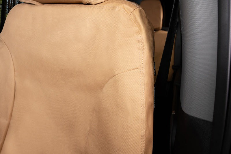 Covercraft 15-21 Ford Transit Polycotton SeatSaver Custom Third Row Seat Covers-Tan