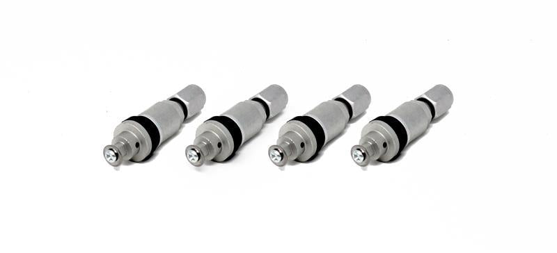 Torque Solution Billet TPMS Valve Stem Kit - Silver - 2008-2021 Subaru Legacy / Impreza / WRX / STi