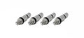 Torque Solution Billet TPMS Valve Stem Kit - Silver - 2008-2021 Subaru Legacy / Impreza / WRX / STi
