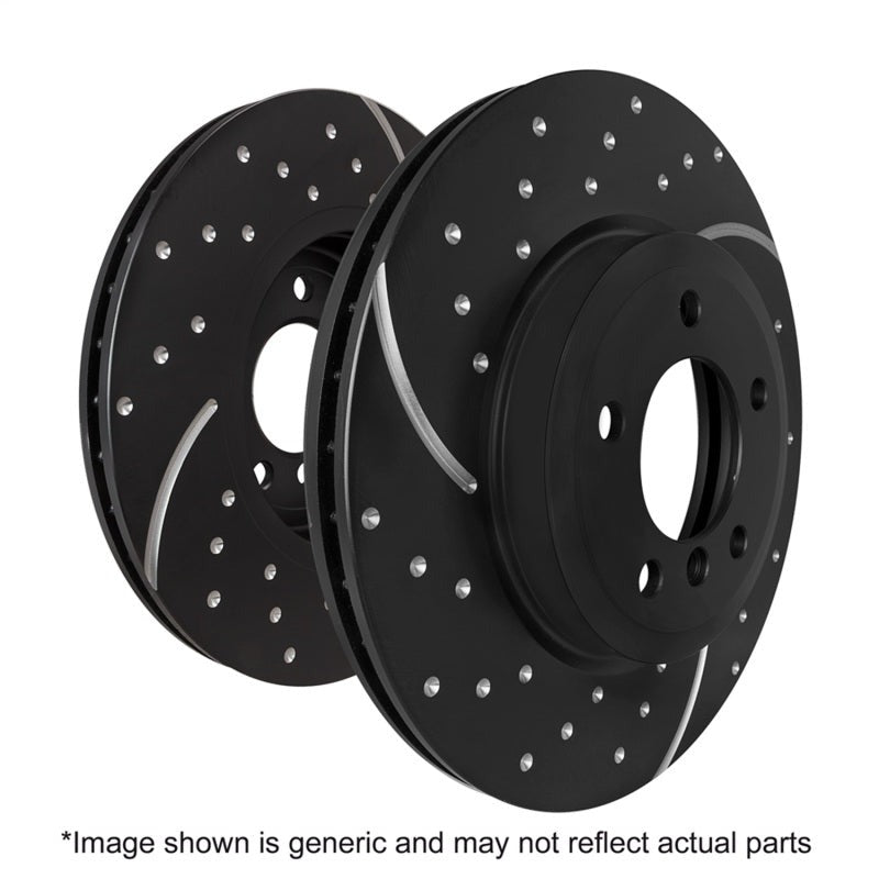 EBC GD Sport Slotted and Dimpled Rear Rotors - 2015-2026 Subaru WRX (With Eyesite/Electric Parking Brake)