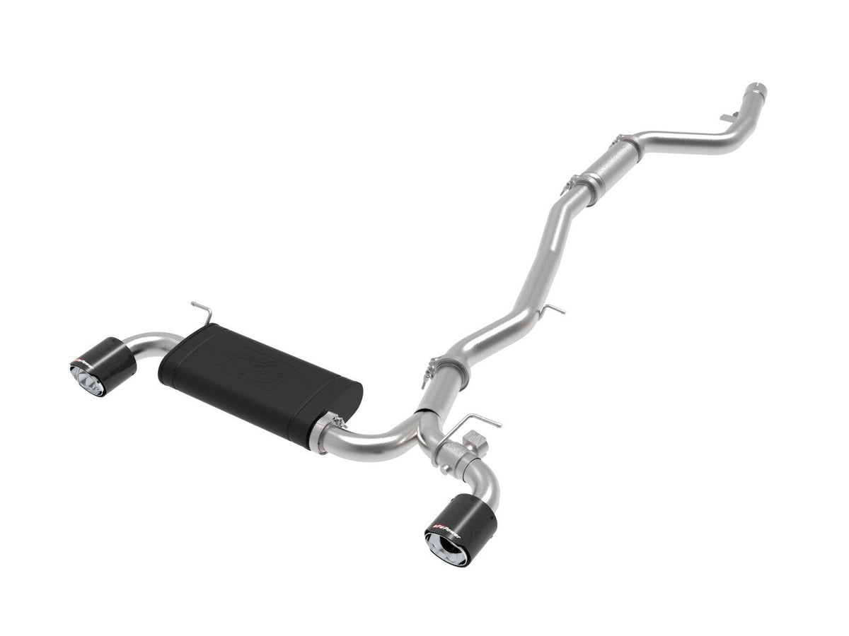 aFe Takeda Cat-Back Stainless Steel Cat-Back Exhaust System w/Carbon Tips - 2020-2024 Toyota Supra