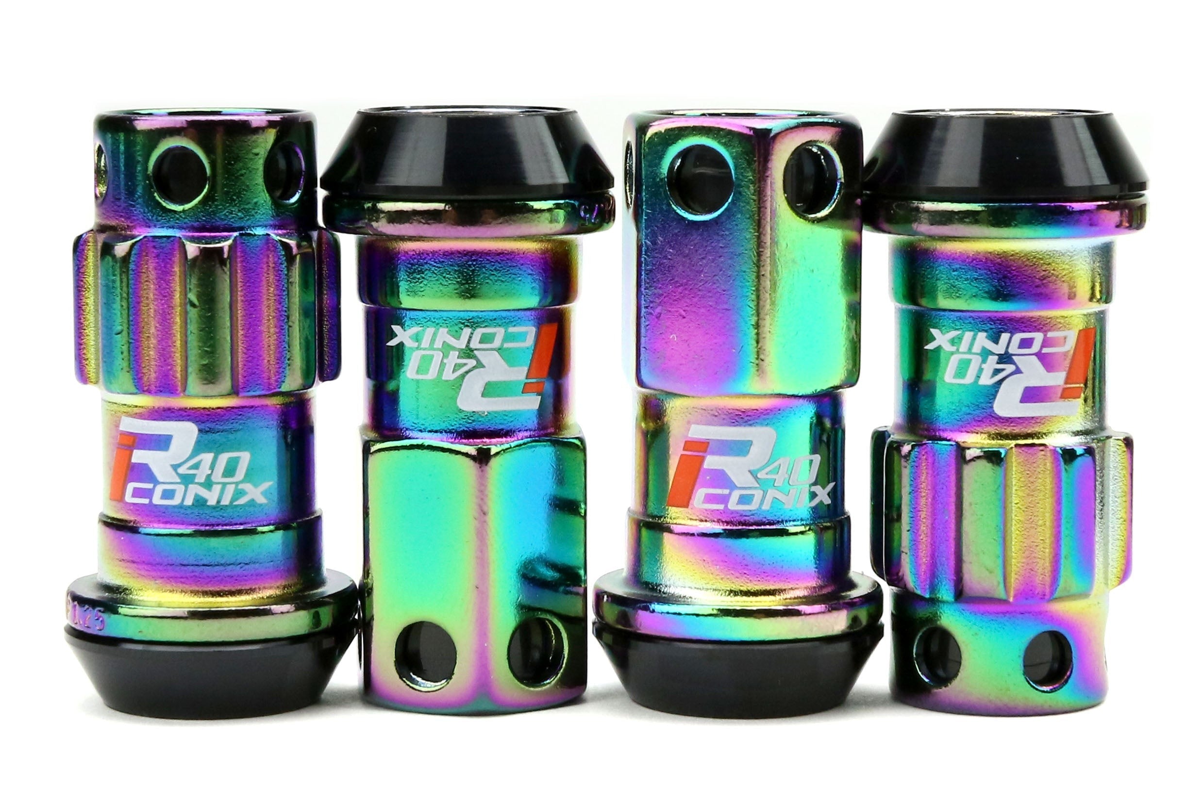 Project Kics R40 Iconix Neo Chrome Locking Lug Nuts M12X1.25
