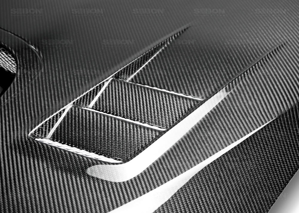 Seibon Carbon Fiber CW Style Hood - 2015-2021 Subaru WRX & STI