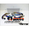 ETS Titanium Rotated Turbo Piping Kit Stock MAF Stock BOV Titanium Burned - 2015-2021 Subaru STI