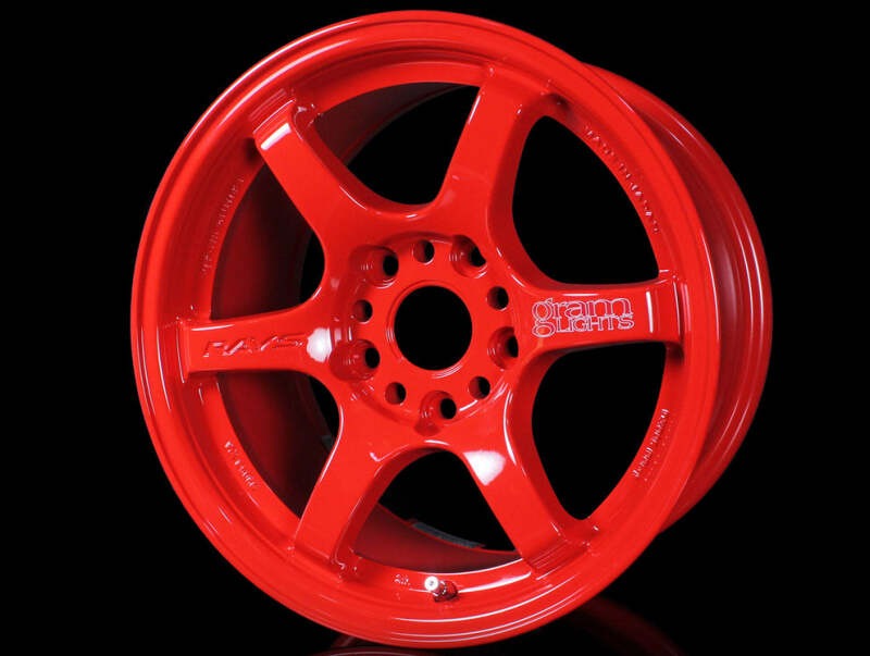 Gram Lights 57DR 18x9.5 +38 5x114.3 - Milano Red (Single Wheel)