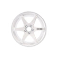 Enkei T6R 18x9.5 38mm Offset 5x114.3 Bolt Pattern 72.6 Bore - Vanquish White (Single Wheel)