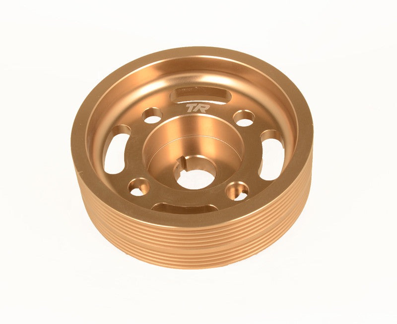 Tomioka Racing Lightweight Crank Pulley - 2002-2021 Subaru WRX / STI / 2005-2012 Subaru Legacy GT / 1998-2013 Subaru Forester XT