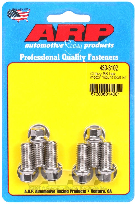 ARP Chevy SS Hex Motor Mount Bolt Kit