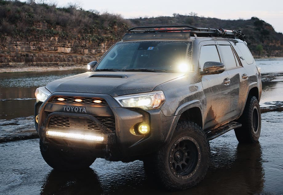 2010+ Toyota 4Runner Low Profile Ditch Light Bracket Combo Kit CR2346