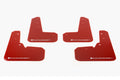 Rally Armor UR Mudflaps Red Urethane White Logo - 2013-2017 Subaru XV Crosstrek