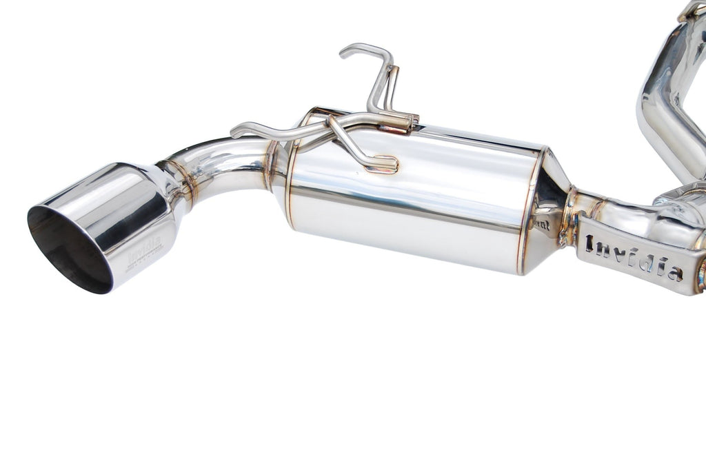 Invidia N2 Cat Back Exhaust - Stainless Steel Tips - 2013-2024 Scion FR-S / Subaru BRZ / Toyota 86