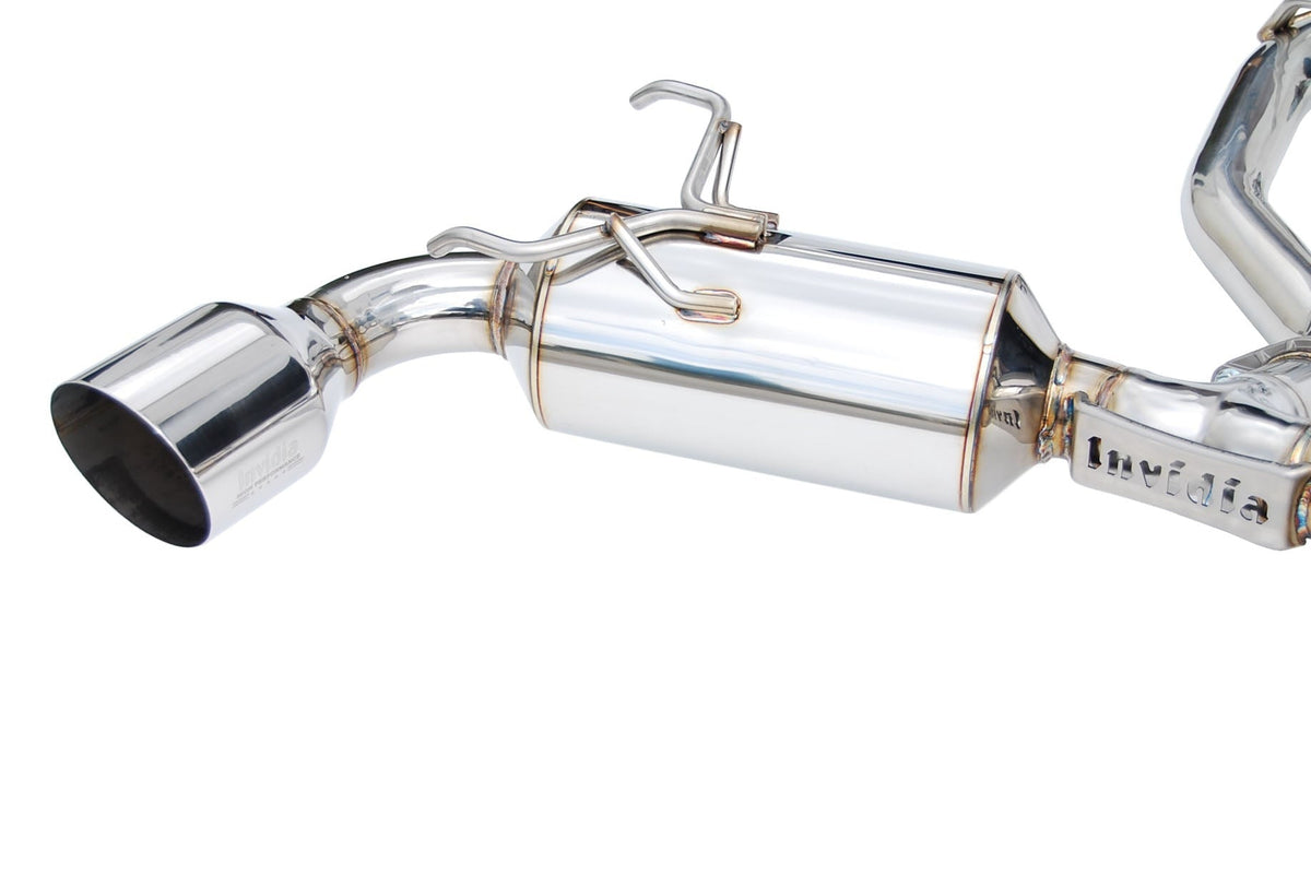 Invidia N2 Cat Back Exhaust - Stainless Steel Tips - 2013-2024 Scion FR-S / Subaru BRZ / Toyota 86